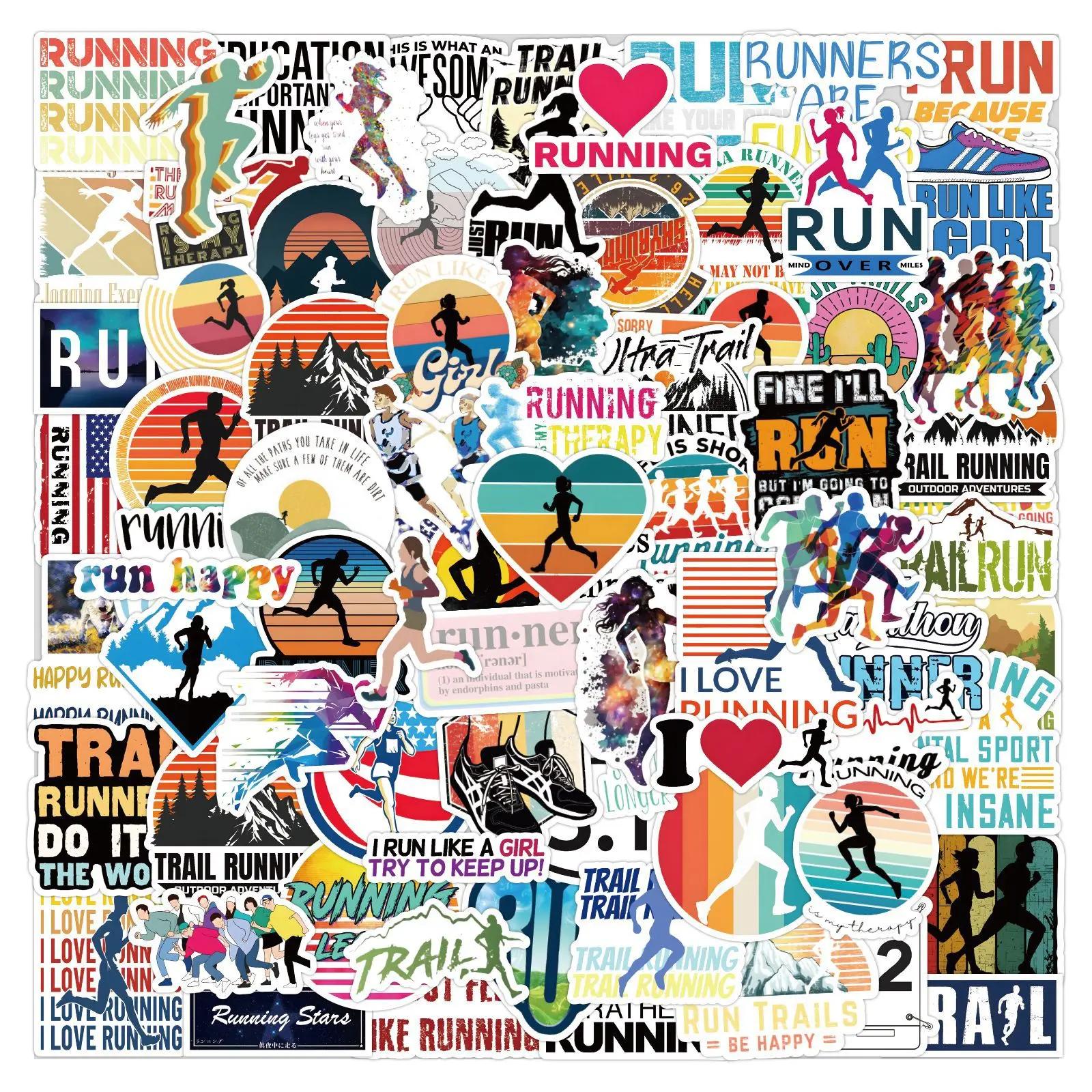 DIY  Ʈ Ʈ  ſ ȭ  ƼĿ, I love Run ׷Ƽ ƼĿ, 10 , 50 , 110 